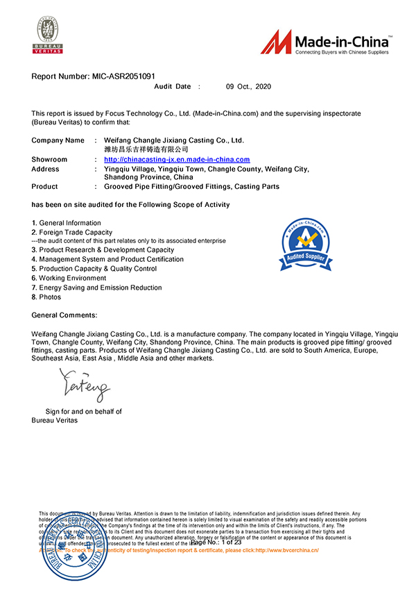 Certifié BV
